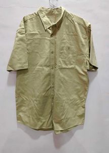 Khaki Short Sleeve Button-Down
