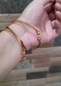 Fancy Gold Plated Women Bracelet Bangles