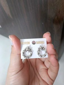 Sparkling Star Hoop Earrings