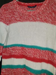 Striped Knit Sweater