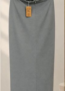 Gray Maxi Skirt