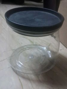 Clear  Jar with Lid