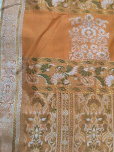 Elegant Orange Saree