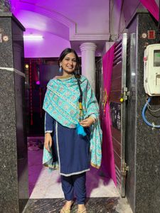 Elegant Navy Blue Salwar Suit Set