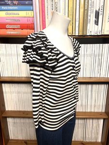 H&m Striped Cotton Cardigan Sweater