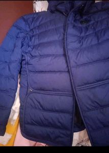 unisex Blue Puffer Jacket