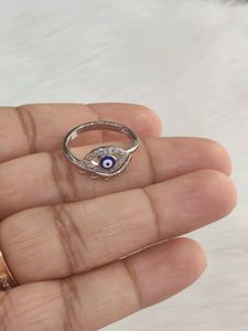 Evil Eye 92.5 Sterling Silver Ring