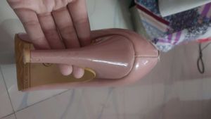 Elegant Pink Patent Heels