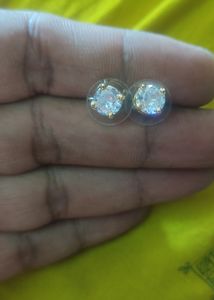 AD stone Ear Studs Brand New Pc