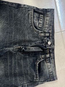 Vintage Wash Denim Jeans