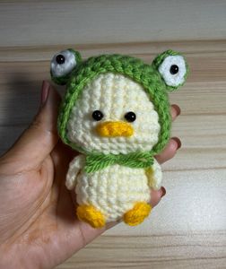 Cute Crochet Duck Plush Toy