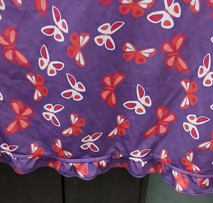 Sweater Butterfly Print V-Neck Top