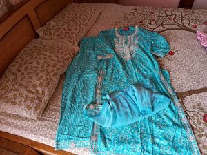 Selling Sky Blue Kurta Set