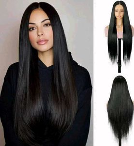 Long Straight Black Wig