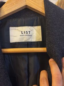 Chic Double-Breasted Wool Blend Coat