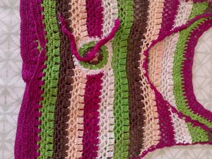Crochet Knit Crop Top.