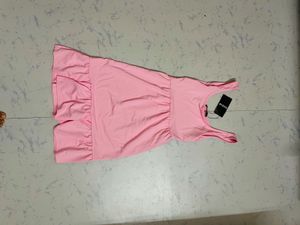 Shein Pink Ruffled Dress