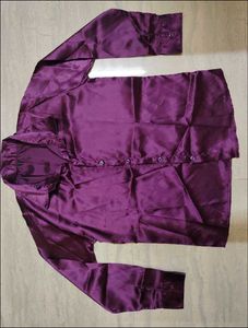 Purple Silk Shirt