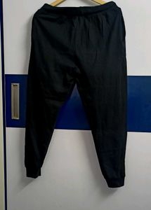 Stylish Black Joggers with Striped Detail