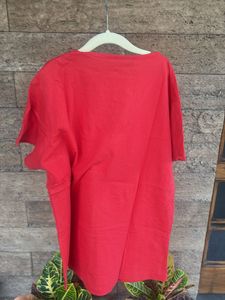 Red Tshirt with Embellishments