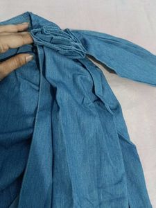 denim top