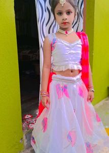 Adorable Girl's Lehenga Choli Set