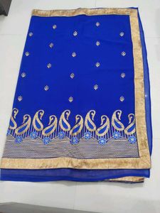 Party Wear Saree With Blouse