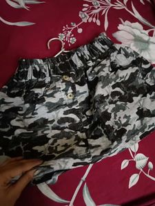 Camo Print Mini Skirt