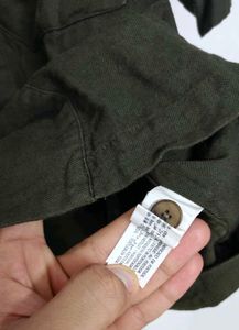 Men's Dark Green Short Sleeve Shirt
