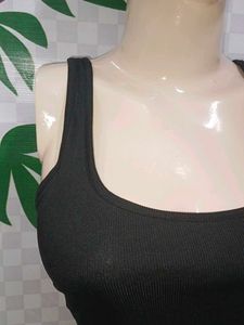 (800)Black Tank Top