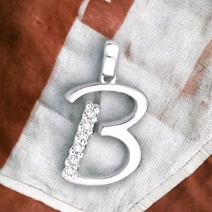 price drop 📉 Letter B Silver Pendant