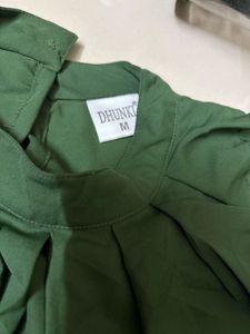 Elegant Green Formal Top