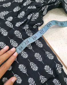 Stylish Printed black short  Kurti