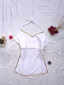Y2k chatpati halter backless kurti🌙