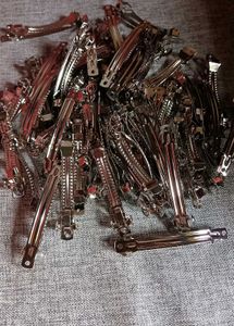 50 pieces of Silver Metal Hair Clips