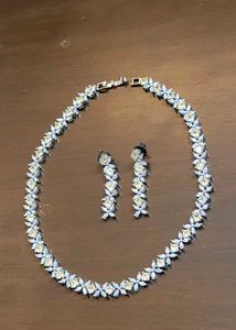 American Diamond Royal Necklace Set