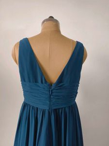 Teal Chiffon Gown