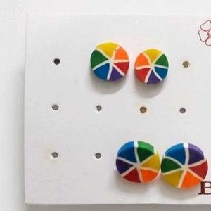 Rainbow Pride Stud Earrings