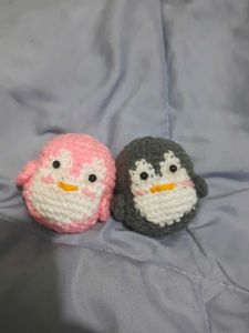 Cute Crochet Penguin Keychain🐧