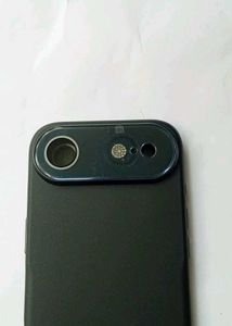 17 air Black Phone Case with Dual Camera Lens