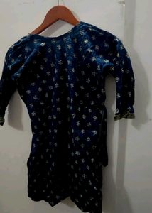 Blue Angrakha short top