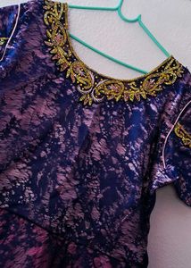 Blue & Pink Party dress