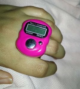 Pink Tally Counter Ring