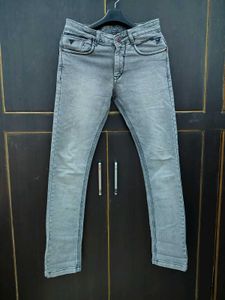 Men's Grey Slim Fit Jeans