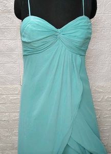 Elegant Mint Green Flowy Maxi Dress