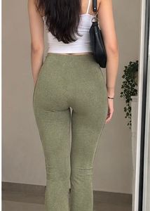 Olive coloured leggings