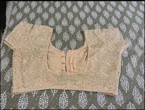 Embellished Silk Blouse