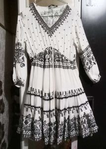Boho Print Mini Dress