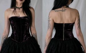 GOTHIC VELVET CORSET🖤🎗️