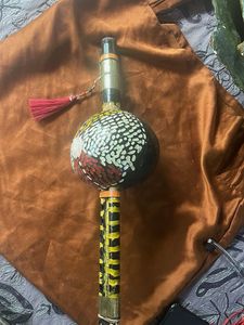Hand-Painted snake charmers pungi/been flut